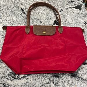 Large Le Pliage Tote
LONGCHAMP NWT Deep Red
